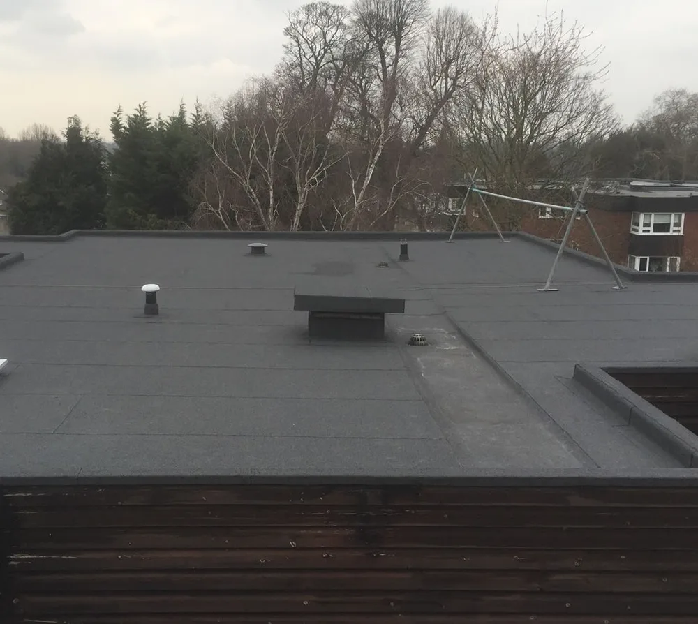 Felt roof installation